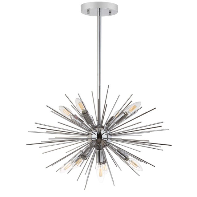 2020s Modern Burst Pendant - Silver For Sale - Image 5 of 5