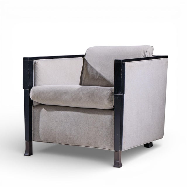 Bill Sofield for Baker Furniture Salon Lounge Chairs - Pair For Sale In Chicago - Image 6 of 13