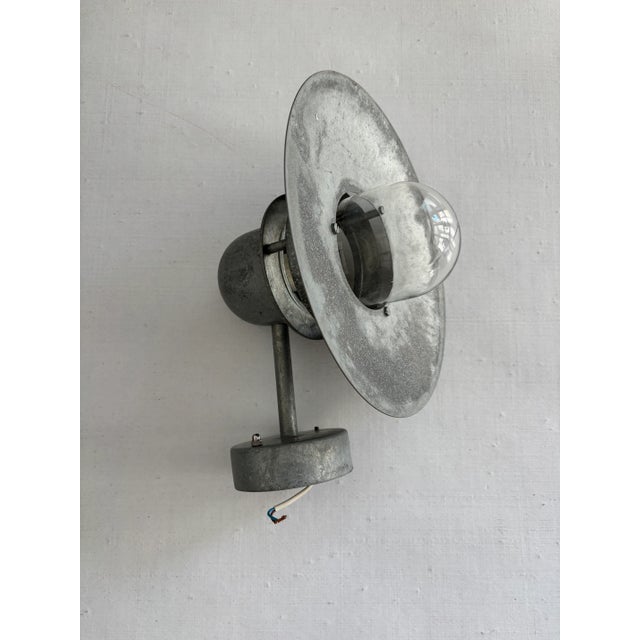 Mid-Century Scandinavian Metal Outdoor Wall Lamp by Louis Poulsen, 1950s For Sale - Image 9 of 9