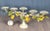 Mid-Century Modern Late 20th Century Tole Hand Painted Metal & Iron Candle Holder, Pears Apples Grapes For Sale - Image 3 of 11