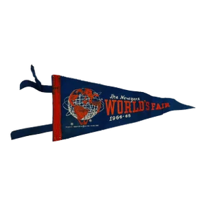 Vintage 1964 New York World's Fair Pennant