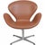 Vintage Swan Chair in Leather by Arne Jacobsen, 1960s For Sale - Image 16 of 16