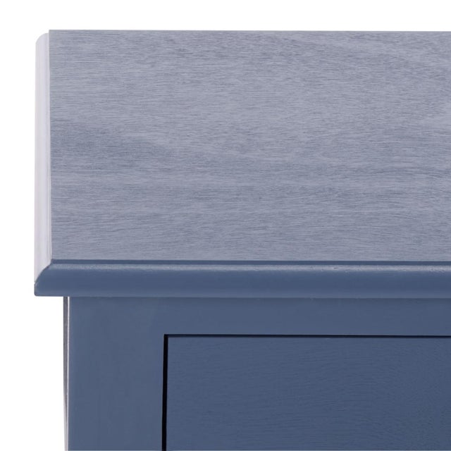 Spritely Home Athena Bobbin Accent Table in Blue For Sale - Image 4 of 9