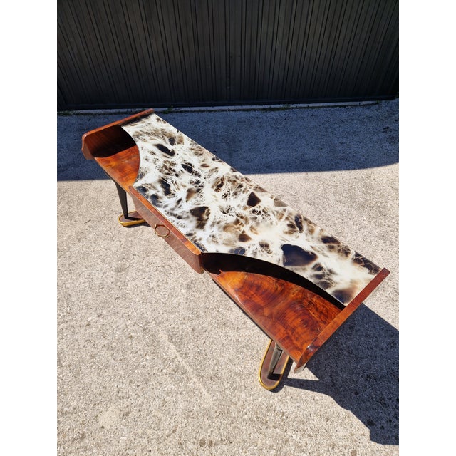 1950s Mid-Century Modern Console Table, 1950s For Sale - Image 5 of 18