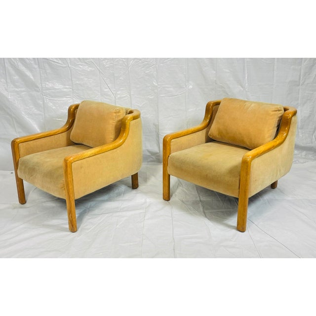 Pair of Mid-Century Modern Lounge Chairs by Monteverdi-Young, Los Angeles 1977 For Sale - Image 11 of 18