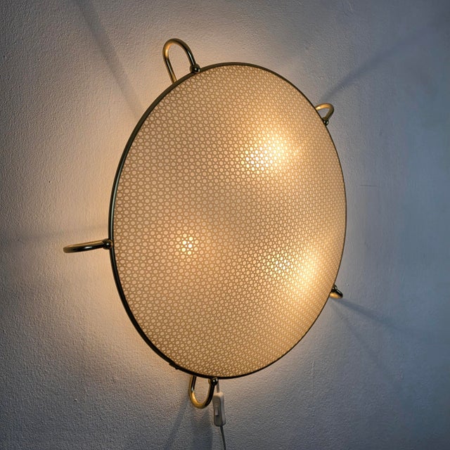 Beige Model No. 70 Ceiling or Wall Light from Erco Leuchten, 1955 For Sale - Image 8 of 14