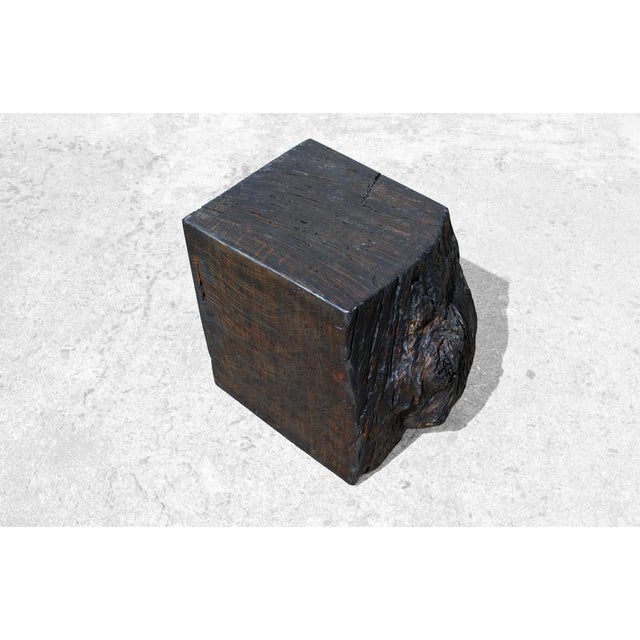 W2386 Stool in Oxidized Oak by Jörg Pietschmann For Sale - Image 12 of 18