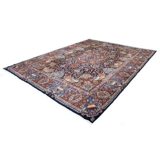 Hand-knotted oriental rug measuring 386 x 294 cm Made from 100% wool and 100% cotton, allergy-friendly and suitable for...