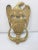 1970s 9.5" Vintage Brass American Eagle Door Knocker For Sale - Image 5 of 5