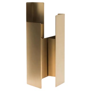 Matte Bronze Fugit Vase by Mason Editions For Sale