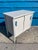 Baby Blue 1950's Storage Cabinet Att. To Vista of California For Sale - Image 8 of 11