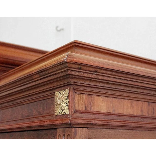 Antique Louis XVI Style Mahogany Bookcase, 1800s For Sale - Image 16 of 18