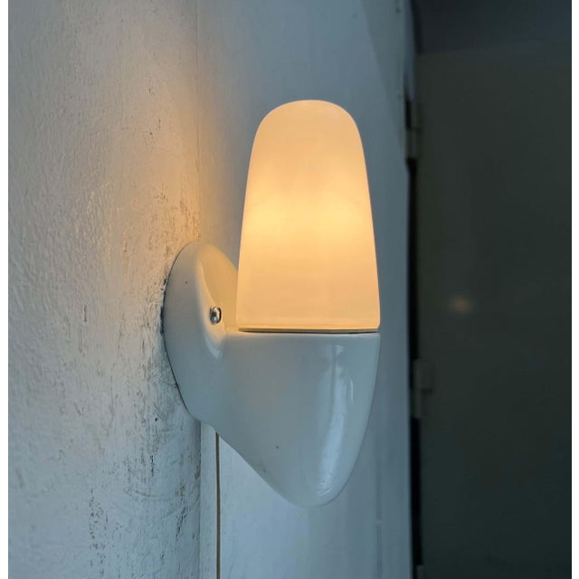 Mid-Century Modern German Ceramic 6065 Sconce by Wilhelm Wagenfeld for Lindner, 1950s For Sale - Image 13 of 18