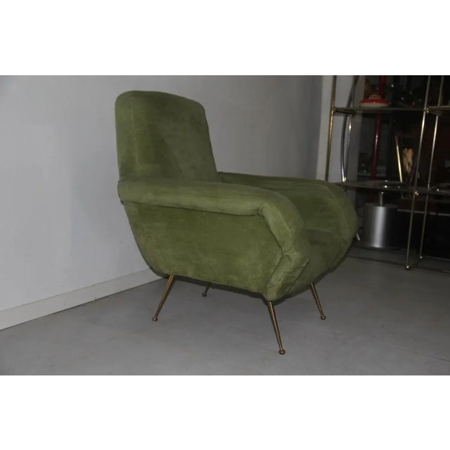 Mid-Century Italian Armchair, 1950s , in Good conditions. Designed 1950 to 1959