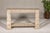 Mughal Style Whitewash Console Table with Carved Apron and Lower Shelf For Sale In New York - Image 6 of 12