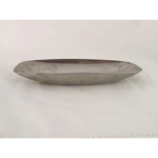 Mid-Century Modern Mid-Century Stainless Serving Bowl For Sale - Image 3 of 6