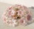 Glass Vintage Murano Ceiling Light Pink Flowers, 1970s For Sale - Image 7 of 13