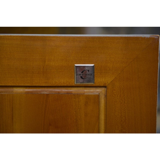 Patinated Two-Part Buffet by Crozatier, 1980s For Sale - Image 11 of 14