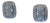 Pierced Diamondness Rectangle Earings For Sale