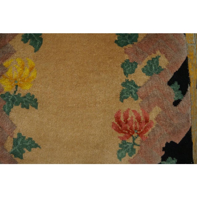 Beige 1920s Chinese Art Deco Rug by Nichols Workshop For Sale - Image 8 of 9