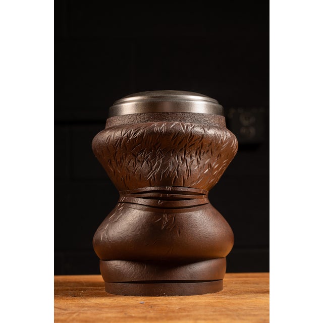 2020s Compressed Vessel #3 | Contemporary Gabriel Chaille Sculptural Vessel For Sale - Image 5 of 12