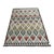 Handwoven Afghan Kilim Rug, Colorful Geometric Pattern, 5' X 6.8' For Sale