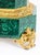 Antique 19th Century Malachite Ormolu & Bronze Mantel Clock For Sale - Image 9 of 18