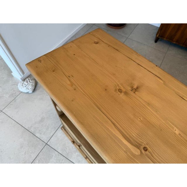 Rustic Chest of Drawers in Softwood For Sale - Image 16 of 18