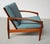 Teak Paper Knife Lounge Chair by Kai Kristiansen for Magnus Olesen, Customizable Reupholstery, 1960s For Sale - Image 9 of 12