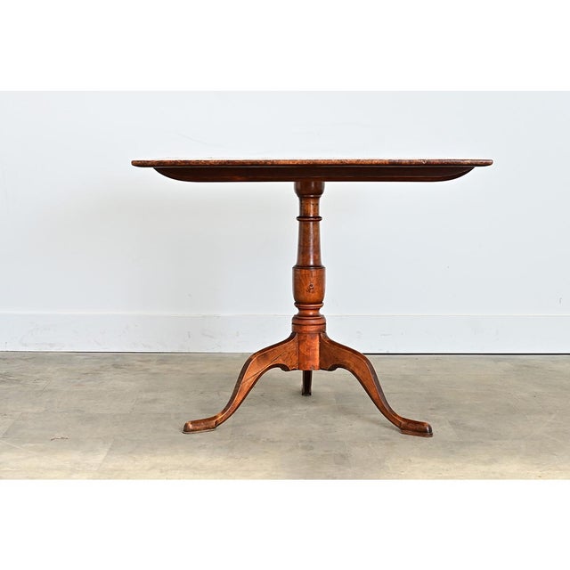 Swedish 19th Century Carl Hollst Square Tilt-top Table For Sale - Image 13 of 17