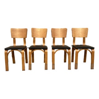 Set of 4 Mid-Century Modern Style Bentwood Chairs – Falcon Products For Sale