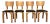 Set of 4 Mid-Century Modern Style Bentwood Chairs – Falcon Products For Sale