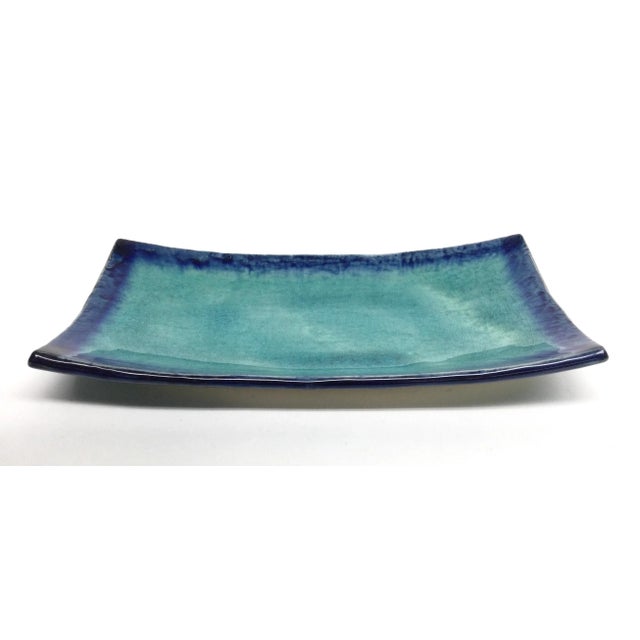 Vintage Japanese Artisan Sushi Plate For Sale - Image 11 of 11