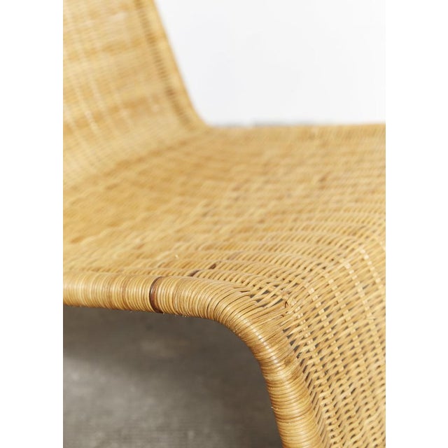 Wood Vintage Rattan Hestra Lounge Chair from Ikea, 1982 For Sale - Image 7 of 12