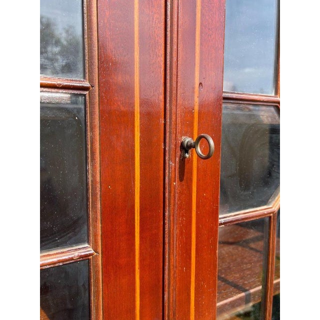 English Bookcase in Mahogany, 1890s For Sale - Image 3 of 10