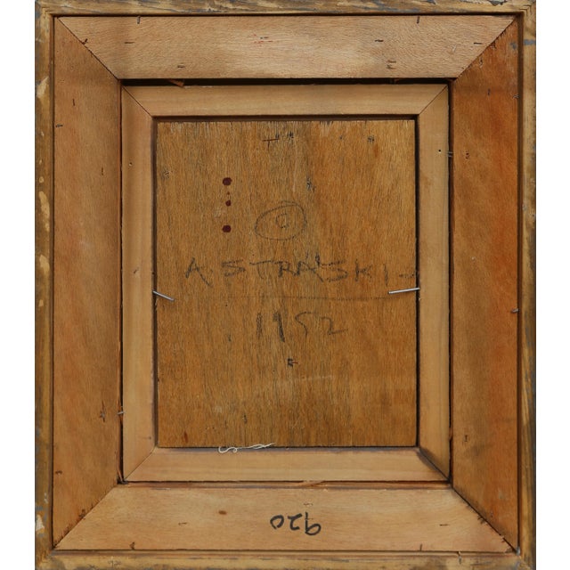 Portraiture Abraham Straski, Rabbi Reading (F), Painting For Sale - Image 3 of 4