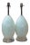 Vintage Murano White Opaline Glass Lamps For Sale