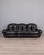 Vintage Italian Three-Seater Sofa in Black Leather, 1970s For Sale - Image 18 of 18