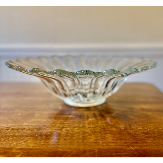 Heisey Crystolite Flared Serving Bowl For Sale - Image 4 of 12