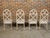 Gothic Early 20th Century Set of Four Gothic Revival English Bleached Oak Dining Chairs with Arched Backs For Sale - Image 3 of 12