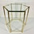 1970s Vintage Boho Chic Coastal Hollywood Regency Faux Bamboo Metal Drinks Table. For Sale - Image 11 of 12
