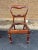 19th Century Victorian Mahogany and Red Velvet Loose Seat Side Chairs- Set of 5 For Sale - Image 10 of 13