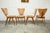 Set of 4 lounge chairs and 2 armchairs by Roger Landault, ABC edition, 1950. The seats and backs are in good condition,...