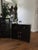 Lane Furniture Vintage Lane Black Lacquer Hollywood Regency Queen Bedroom Suite With Matching Cedar Chest For Sale - Image 4 of 16