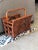 1970s 1970s Coastal Bamboo & Wicker Magazine Rack For Sale - Image 5 of 12