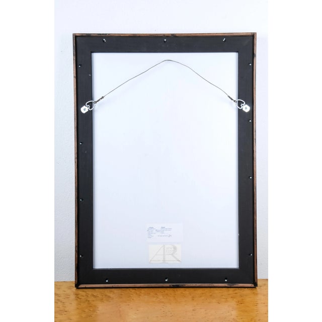 1960s Abstract Face Portrait Mixed-Media Painting by Gerard Schlosser, Framed For Sale In Seattle - Image 6 of 6