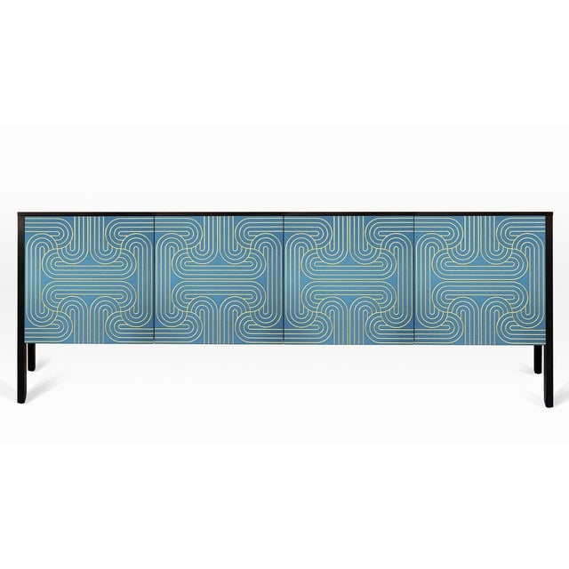 The stunning four door Loop sideboard is a real Wow piece of furniture. The beautiful Loop design is grooved into the...