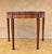 Wood Neoclassical Demi-Lune Table with Green Leather Top, 1940s For Sale - Image 7 of 13