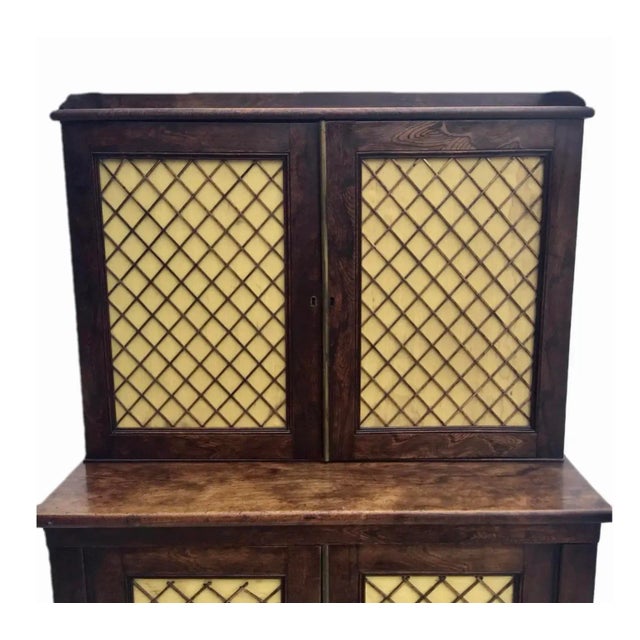 Early 19th Century 19th Century English Regency Two-Tier Chiffonier For Sale - Image 5 of 10