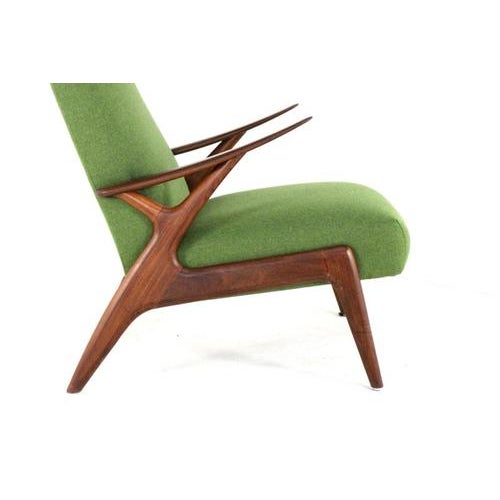 Brown Vintage Lounge Chair, Netherlands For Sale - Image 8 of 15